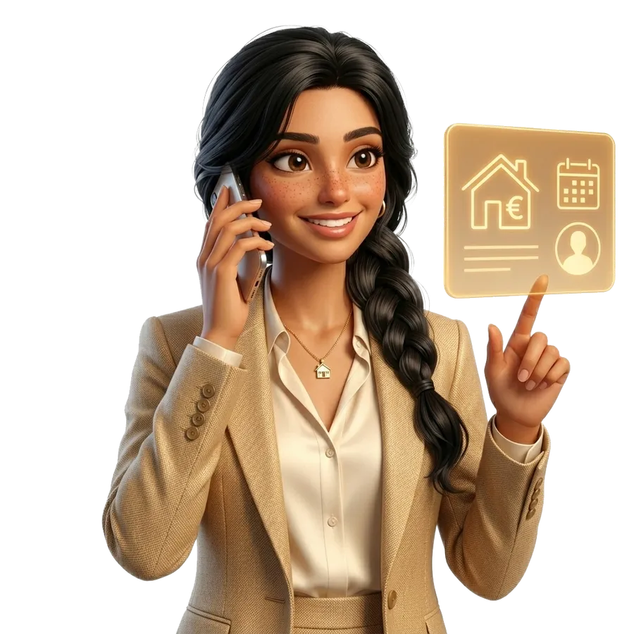 Agent IA vocal nvia pour l'immobilier