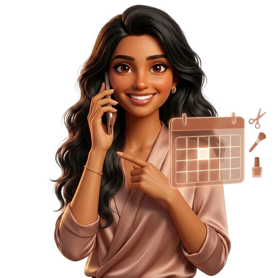 Agent IA vocal nvia pour la beauté
